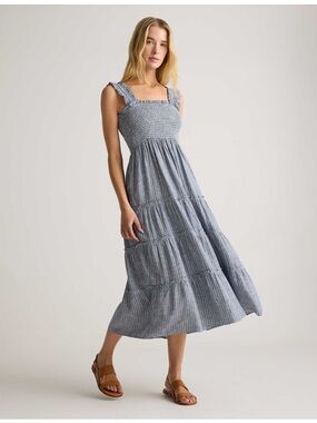 j crew gold leaf dress J. Crew | Dresses | J Crew Linen Dress Gold Foil Leaf Print Zip Front